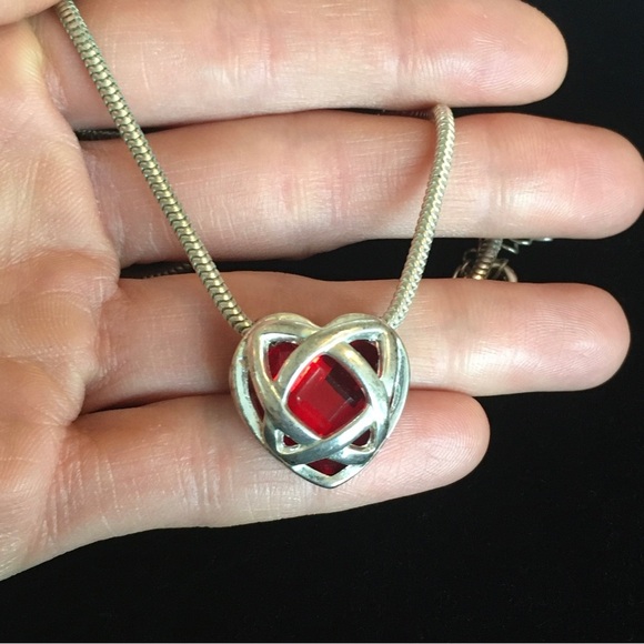 Kim Rogers Jewelry - VINTAGE Kim Rogers Interchangeable Hearts Pendant Necklace